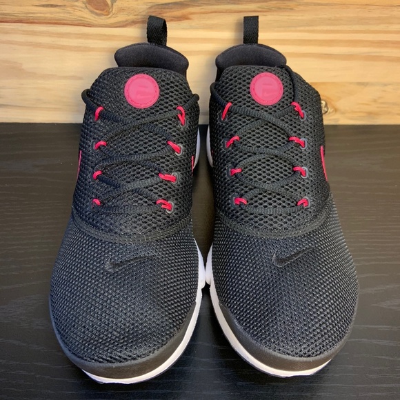 New Nike Presto Fly Running Shoes Black Pink Rush - Picture 5 of 8